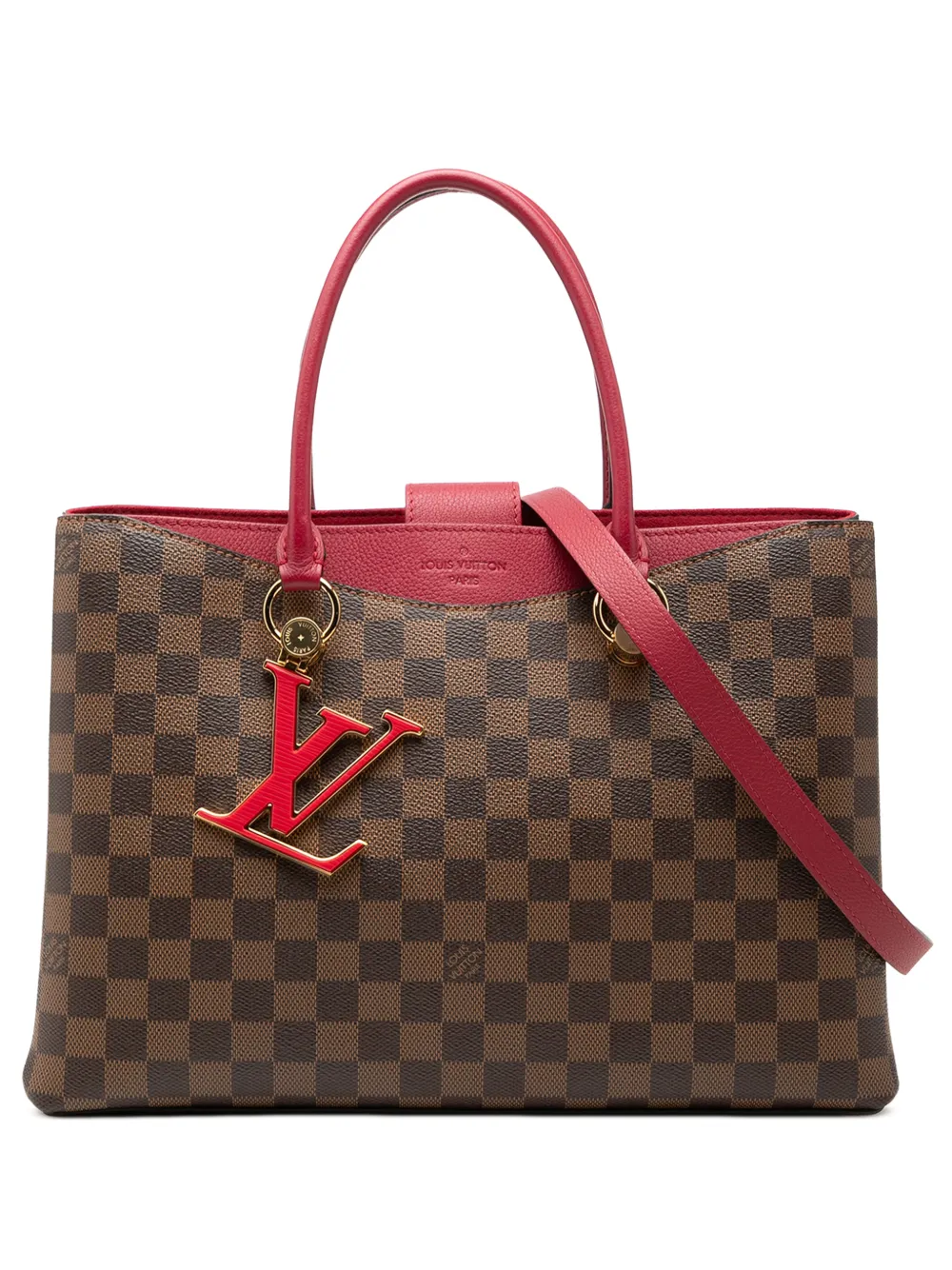 Louis Vuitton Pre-Owned 2018 Damier Ebene Riverside satchel - Marrone