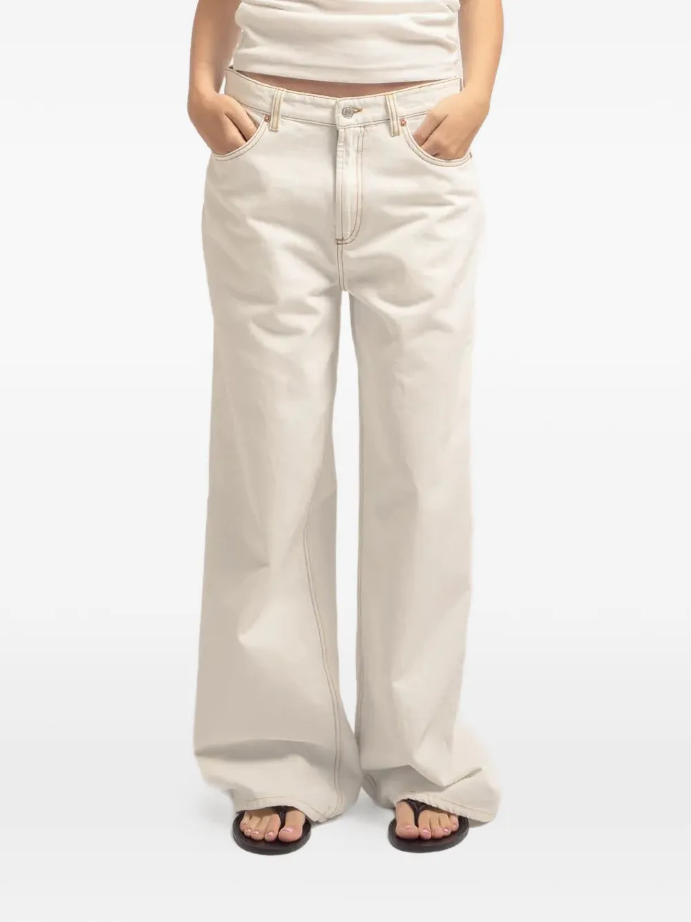 Department 5 Express wide-leg jeans - Toni neutri