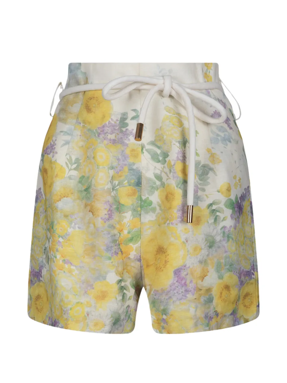 Giovanni Paris floral-print Maelle shorts - White