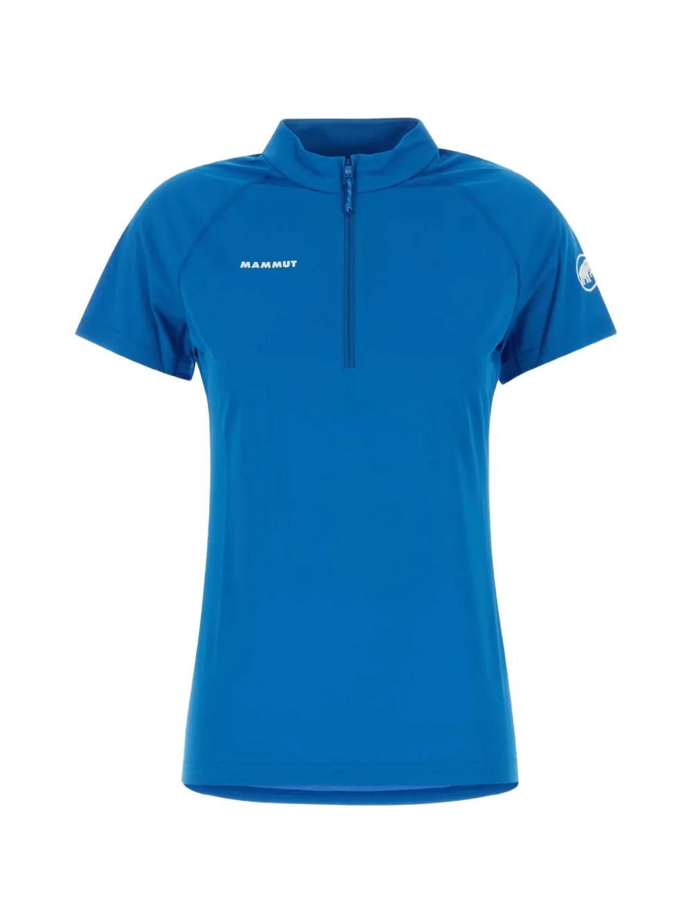 Mammut quarter-zip polo top - Blu