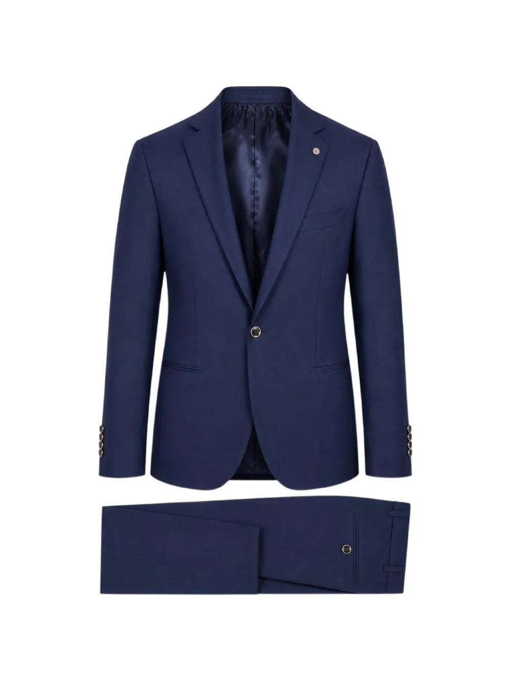 LUIGI BIANCHI MANTOVA single-breasted notched-lapel suit - Blu