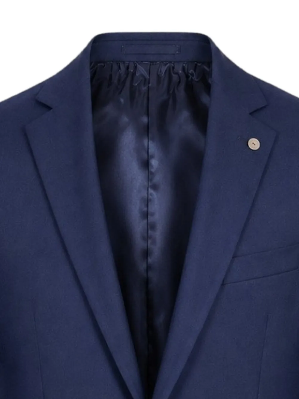 LUIGI BIANCHI MANTOVA Pak met enkele rij knopen Blauw