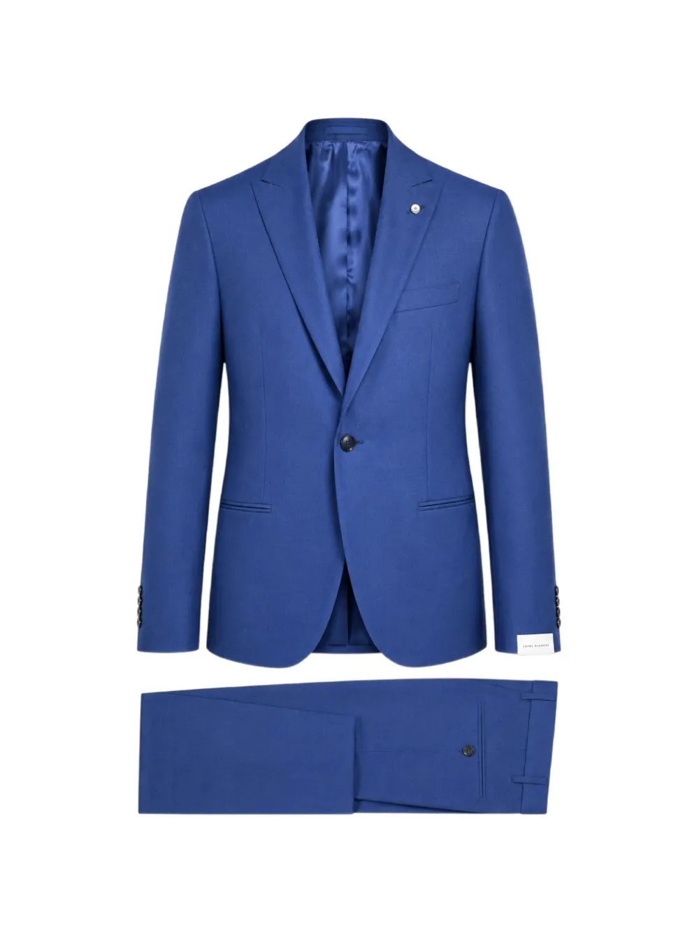 LUIGI BIANCHI MANTOVA single-breasted notch-lapel suit - Blu