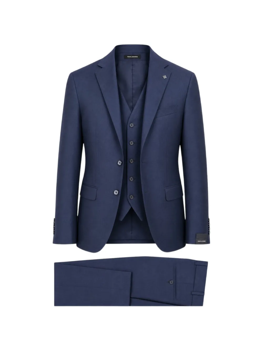 Tagliatore single-breasted three-piece suit - Blu