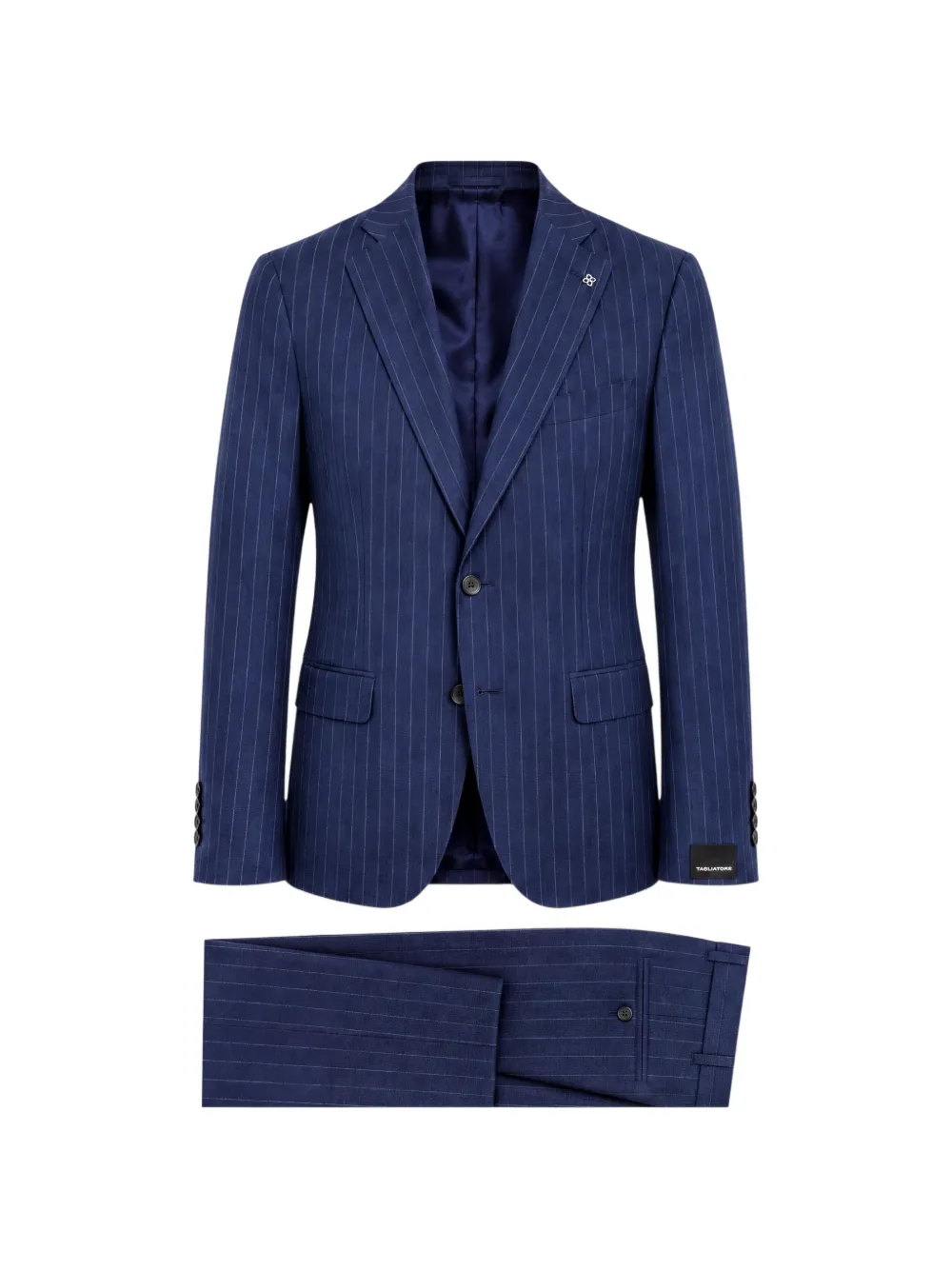 Tagliatore pinstripe-pattern single-breasted suit - Blu