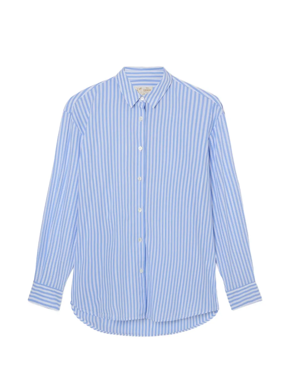 MC2 Saint Barth x Peanuts Brigitte striped Snoopy-print shirt