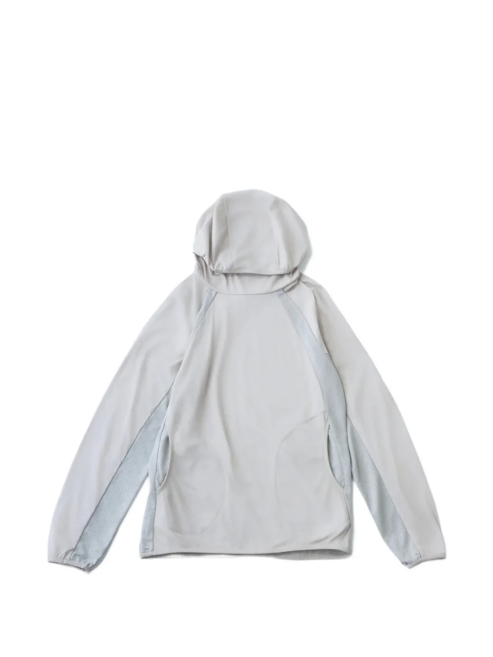Hiking Patrol Orbit panelled long-sleeve hoodie - Grigio