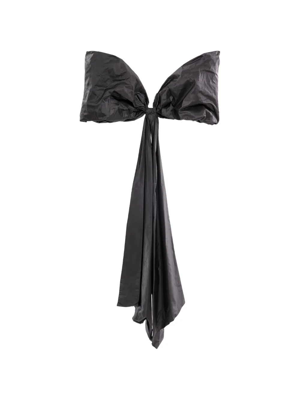 Saiid Kobeisy oversized bow-shaped cape - Nero