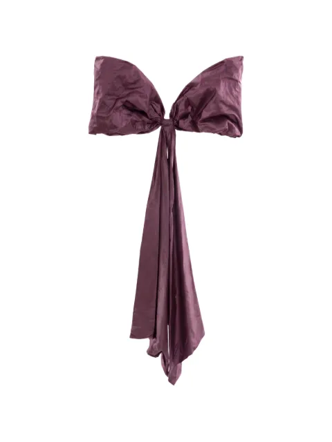 Saiid Kobeisy oversized bow-shaped cape