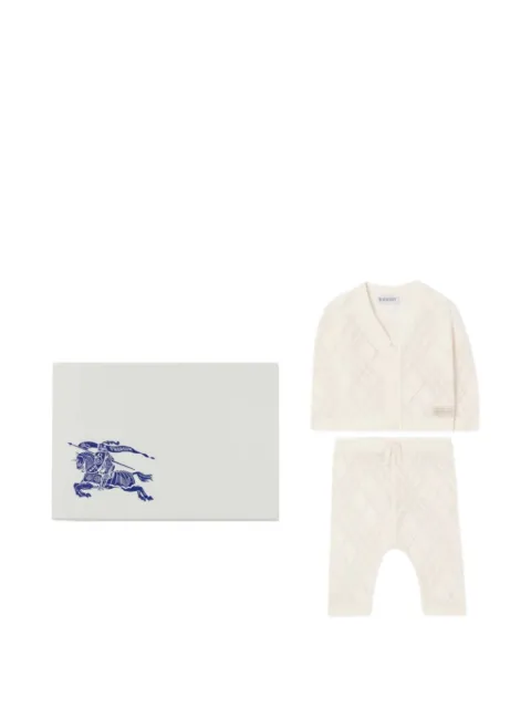 Burberry Kids knit cashmere trousers set (set of two)