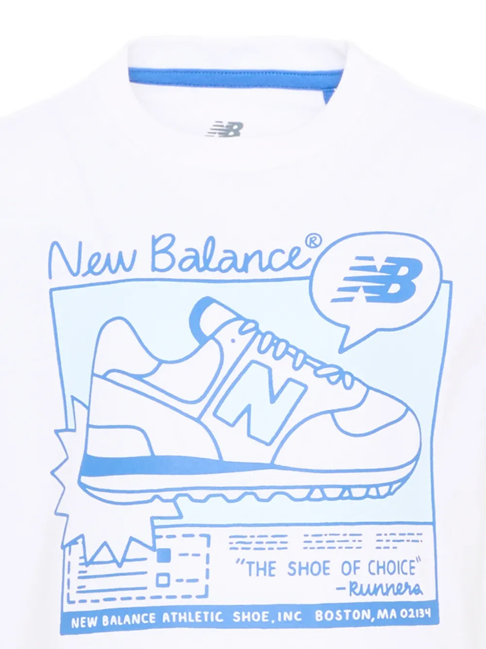 New Balance Kids Trainingspak met print Wit