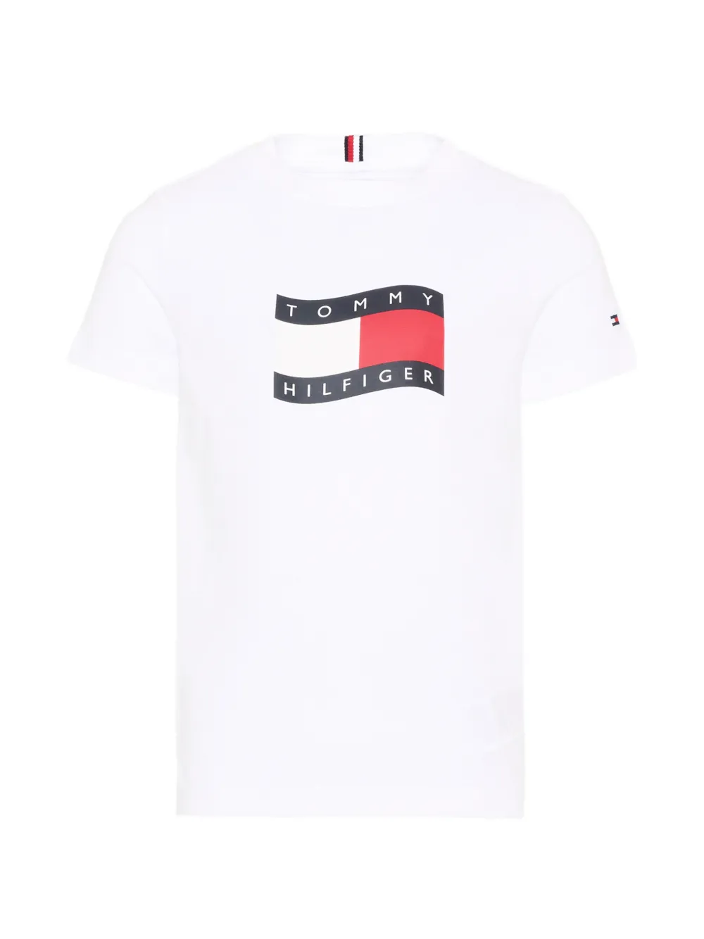 Tommy Hilfiger Junior logo-print T-shirt - Bianco
