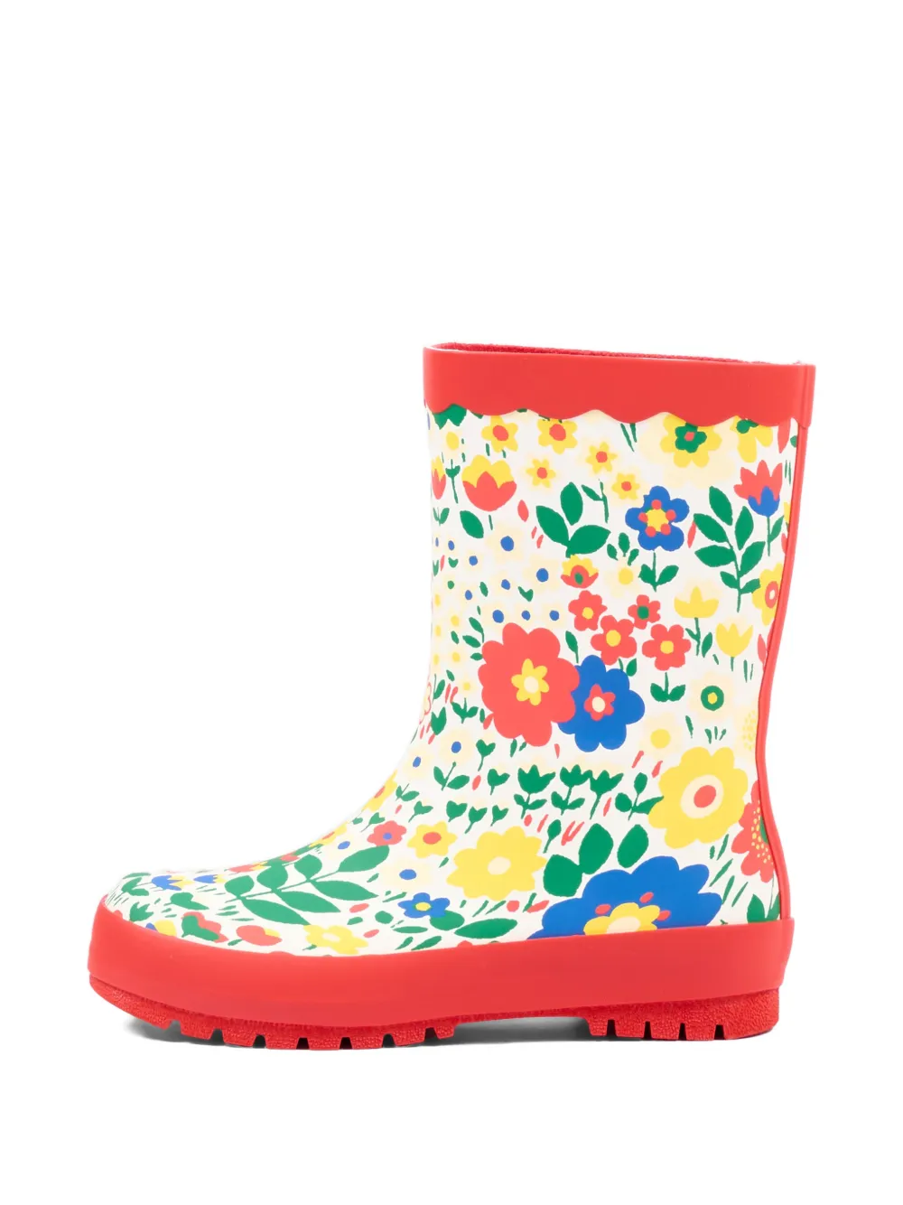 Stella McCartney Kids floral-print boots Rood