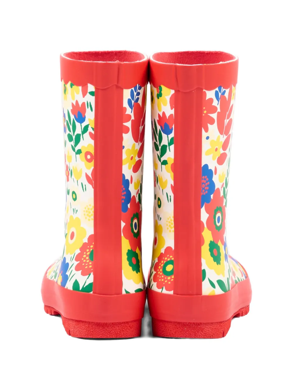 Stella McCartney Kids floral-print boots Rood
