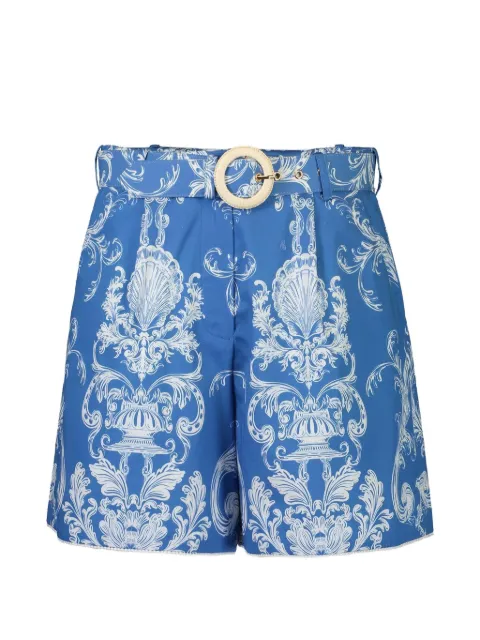 Borgo De Nor Gwen Barocco-print shorts