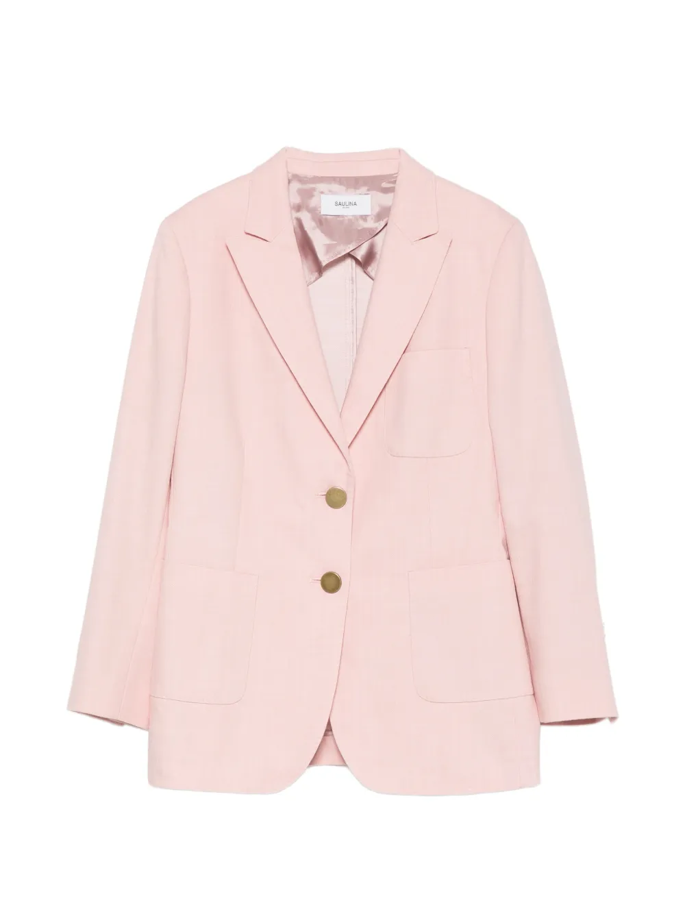 SAULINA Adelaide single-breasted blazer - Rosa