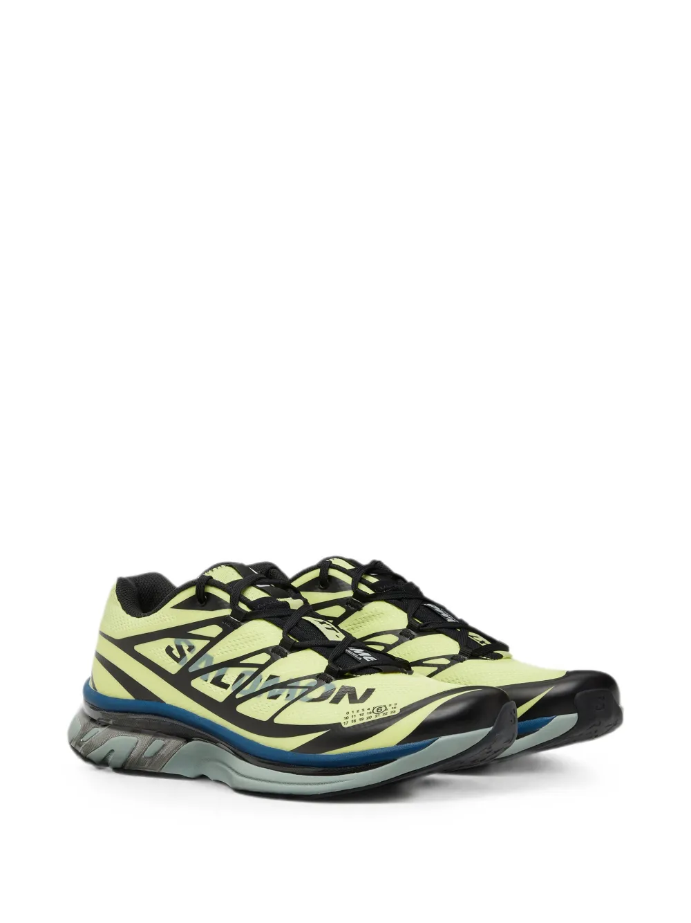 MM6 Maison Margiela X Salomon XT-6 panelled sneakers Geel