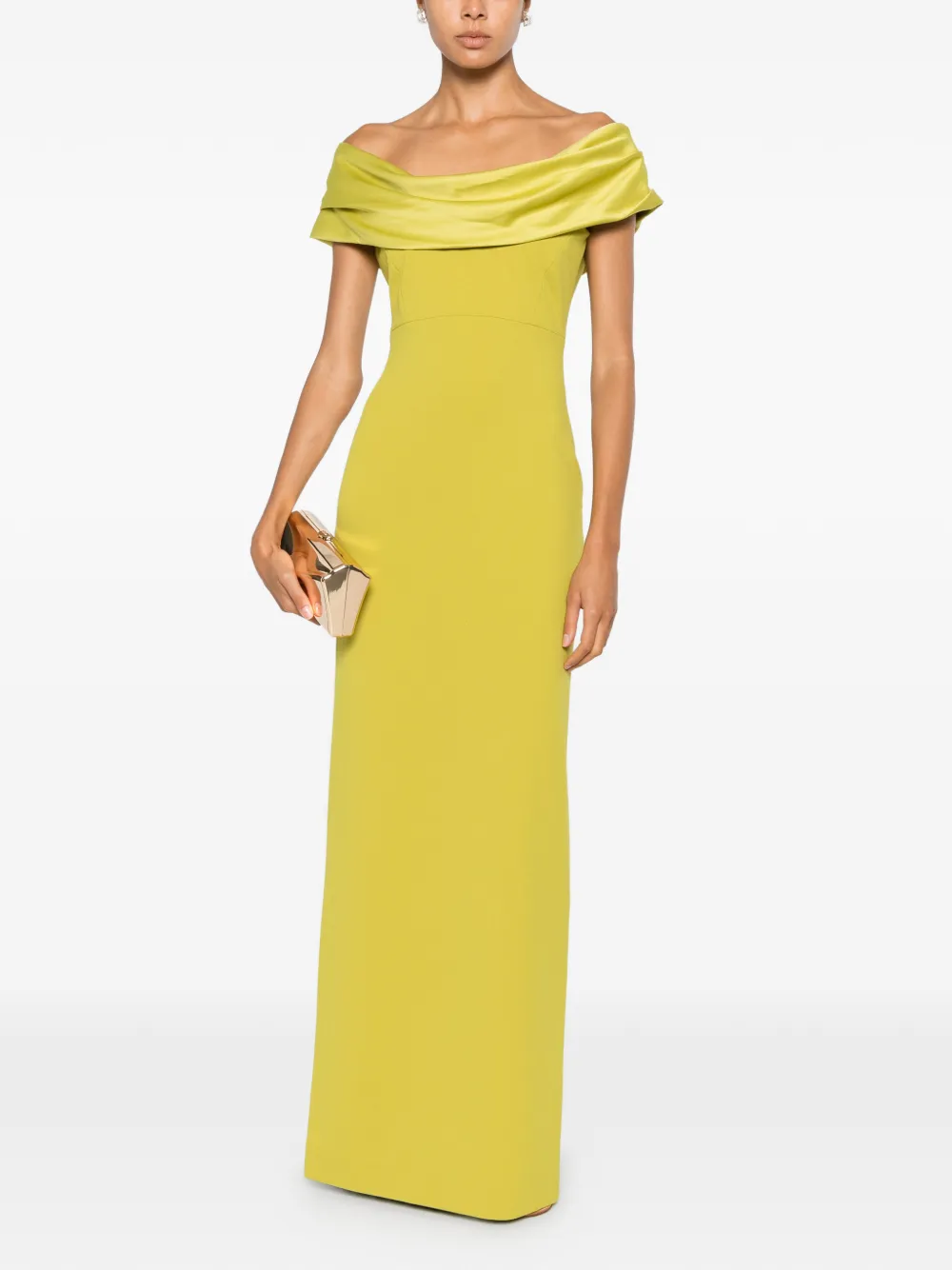 Solace London The Adele maxi-jurk Groen