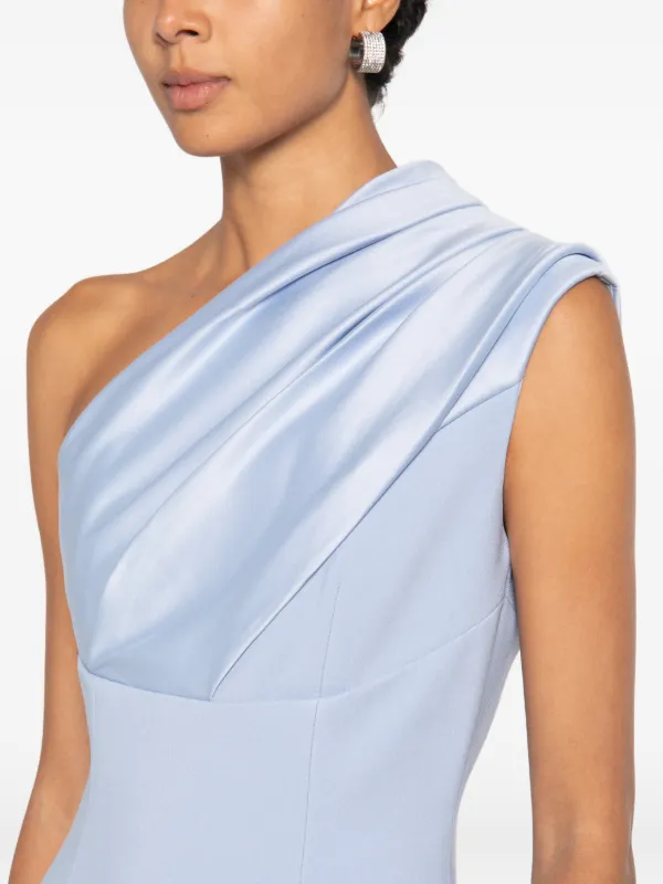 Solace London Gabriela one-shoulder Maxi Dress | Blue | FARFETCH