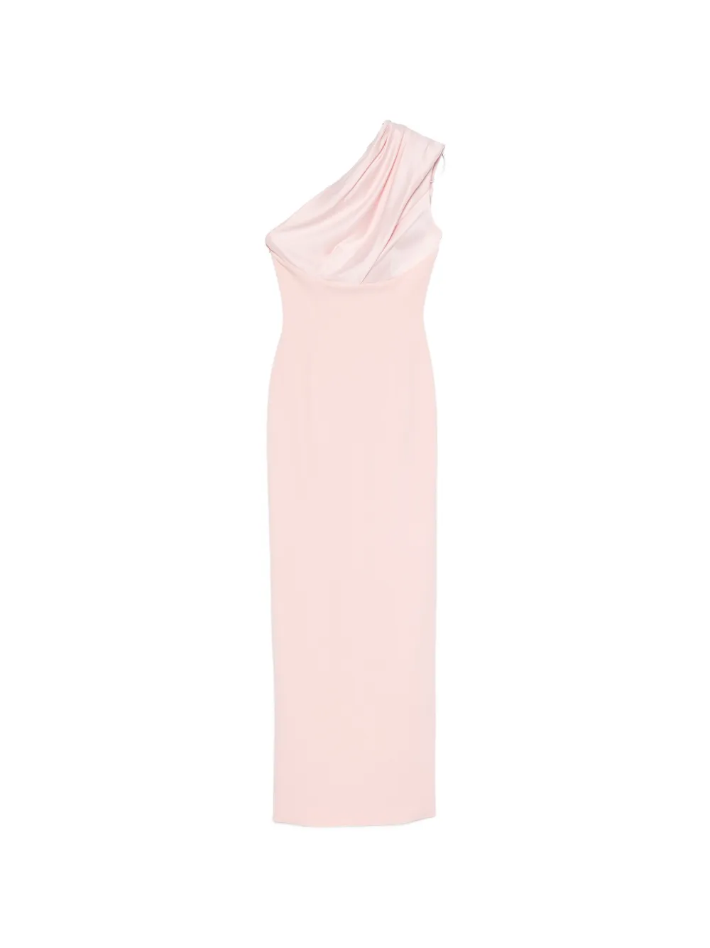 Solace London one-shoulder draped maxi dress - Rosa
