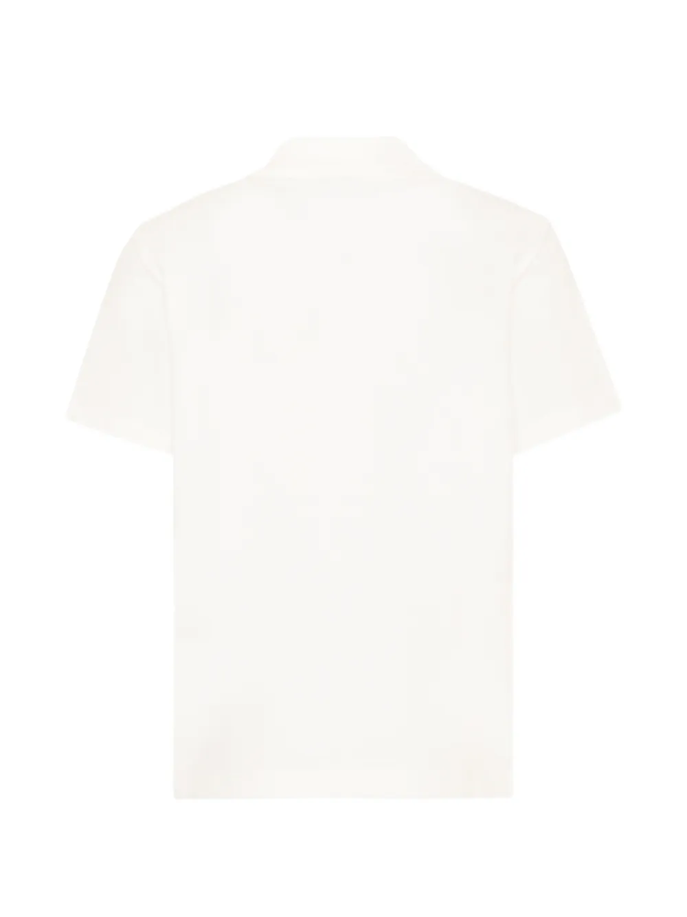 Versace Kids Poloshirt met geborduurd logo Beige