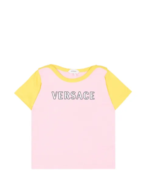 Versace Kids logo-print short-sleeve T-shirt