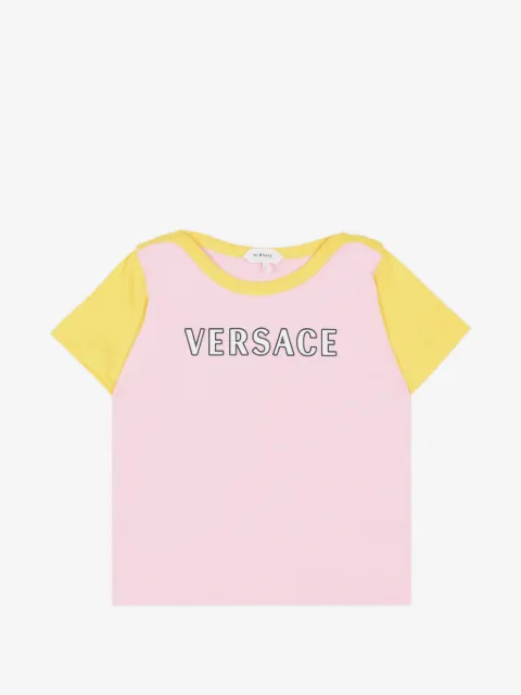 Versace Kids logo-print short-sleeve T-shirt