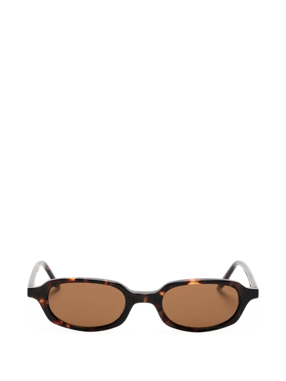 Karen Wazen Carolyn tortoiseshell-effect sunglasses - Marrone