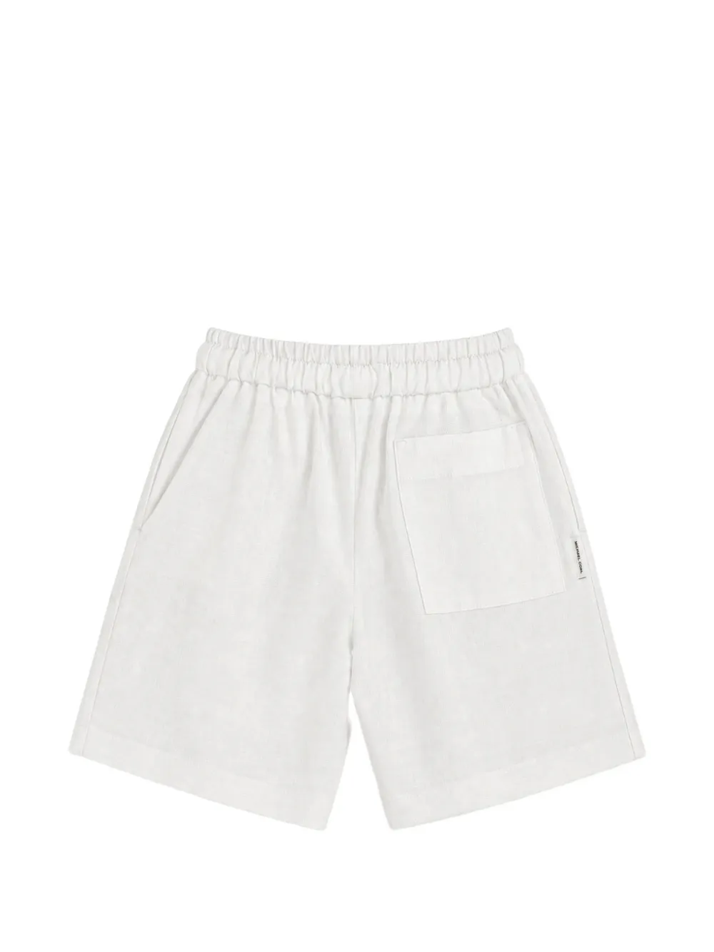 michael coal Shorts met elastische trekkoord Wit