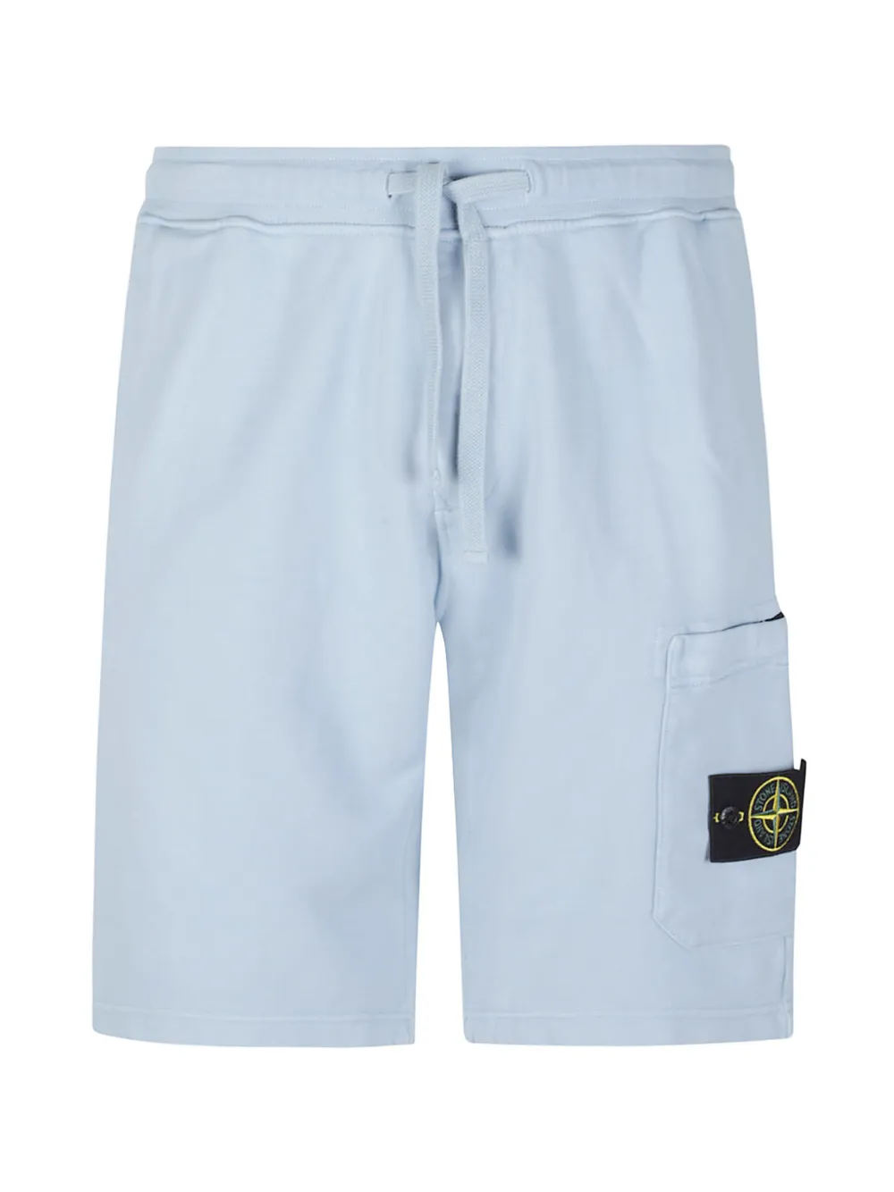 Stone Island Shorts mit Logo-Patch - Blau