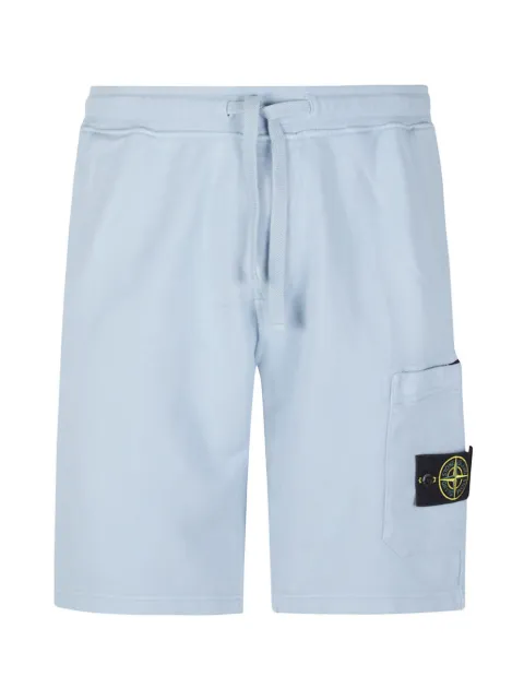 Stone Island logo-patch shorts