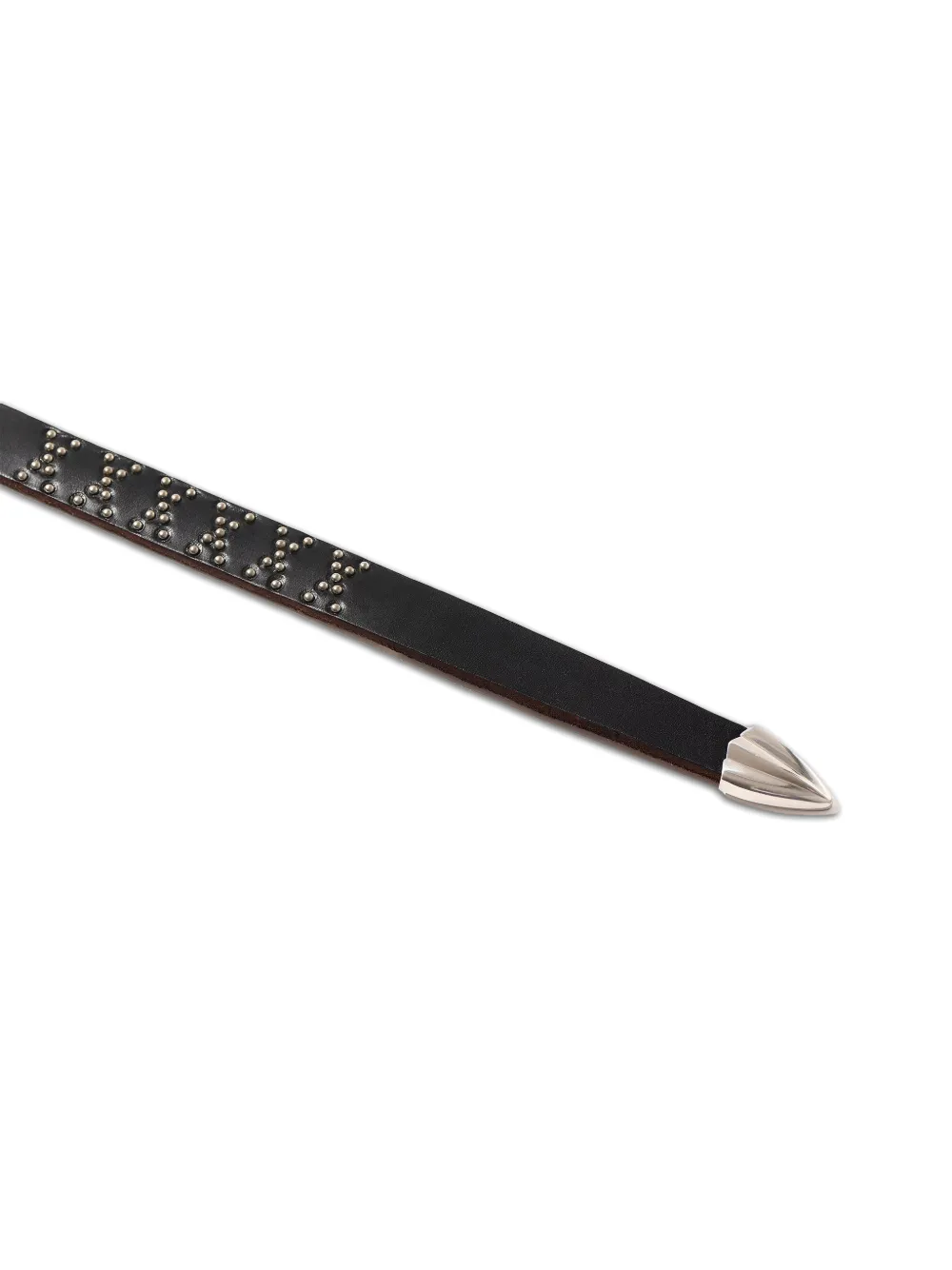 SAINT MXXXXXX HTC Narrow stud-embellished Belt | Black | FARFETCH