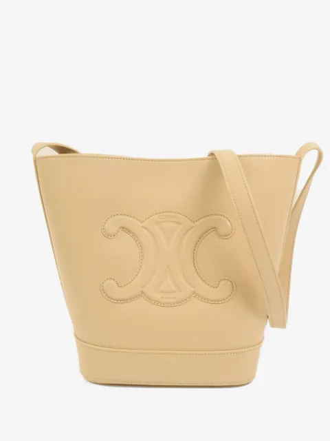 Celine Pre-Owned skuldertaske med præget logo