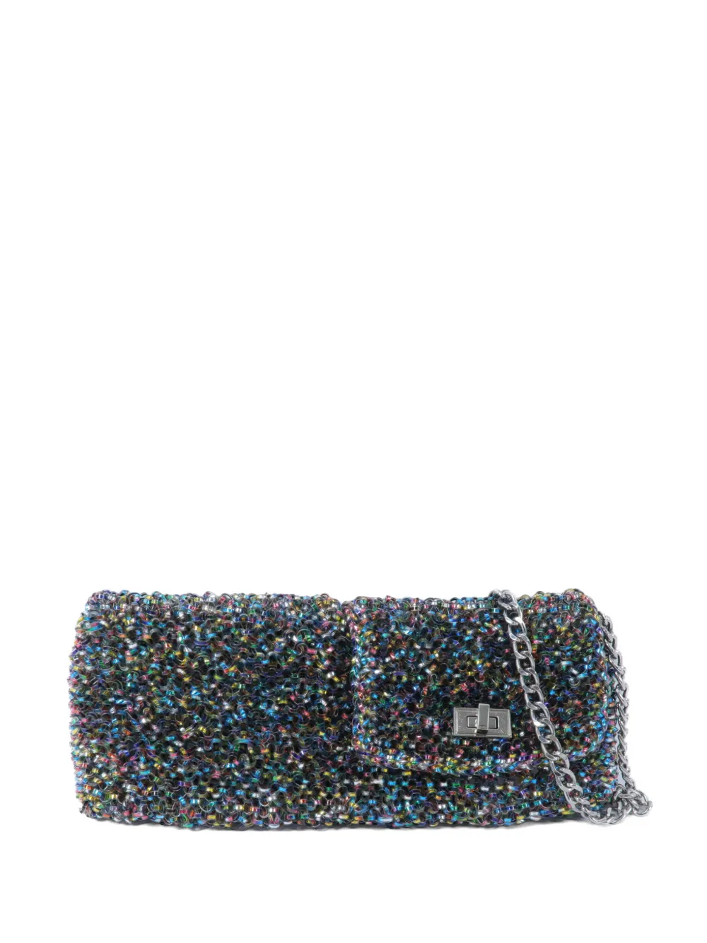 Anteprima interwoven cross body bag - Nero