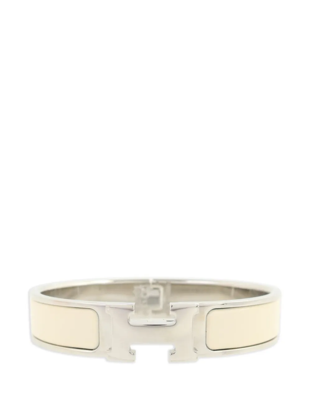 Hermès Pre-Owned Clic H enamel bracelet - Argento