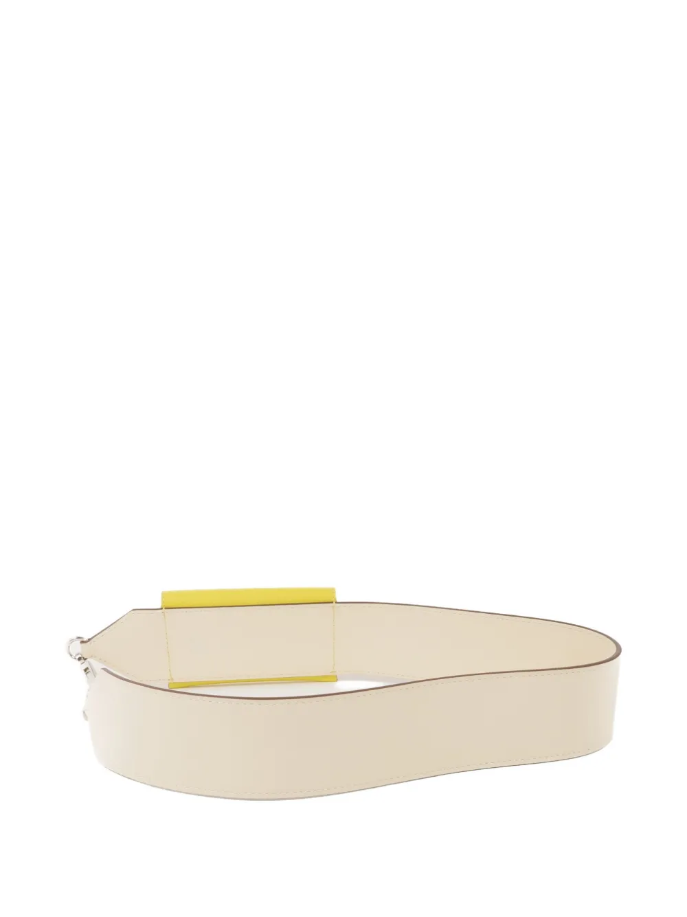 Pre-owned Hermes Kelly Pocket Shoulder Strap In White