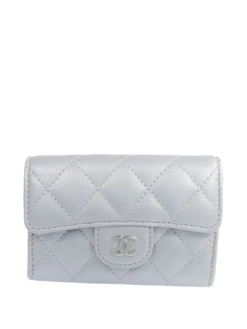 CHANEL Pre-Owned CC quilted card case