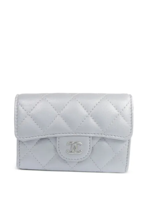 CHANEL Pre-Owned CC quilted card case