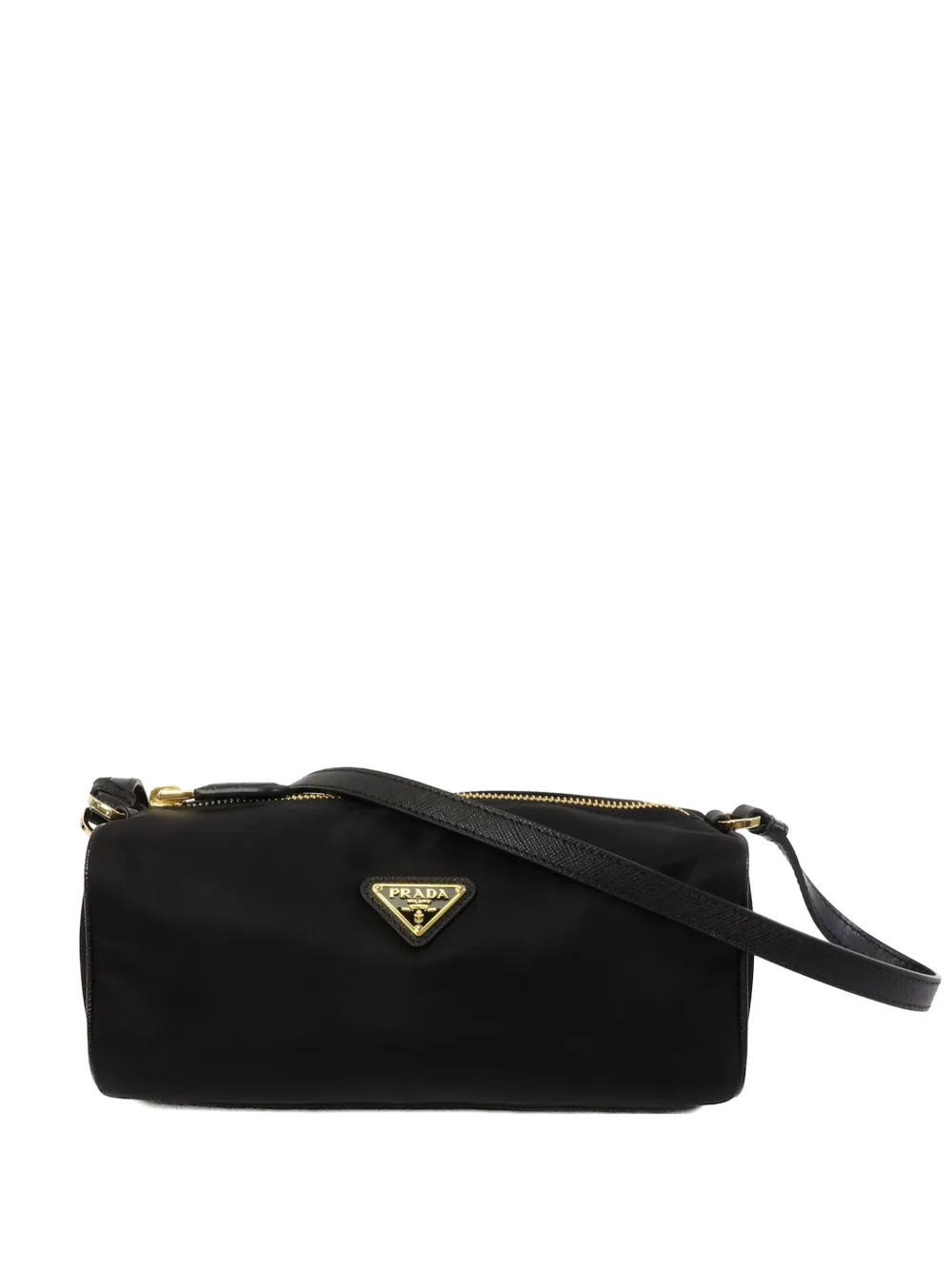 Prada Pre-Owned triangle-logo shoulder bag - Nero