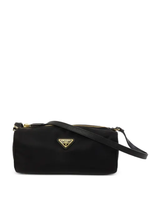 Prada Pre-Owned triangle-logo shoulder bag