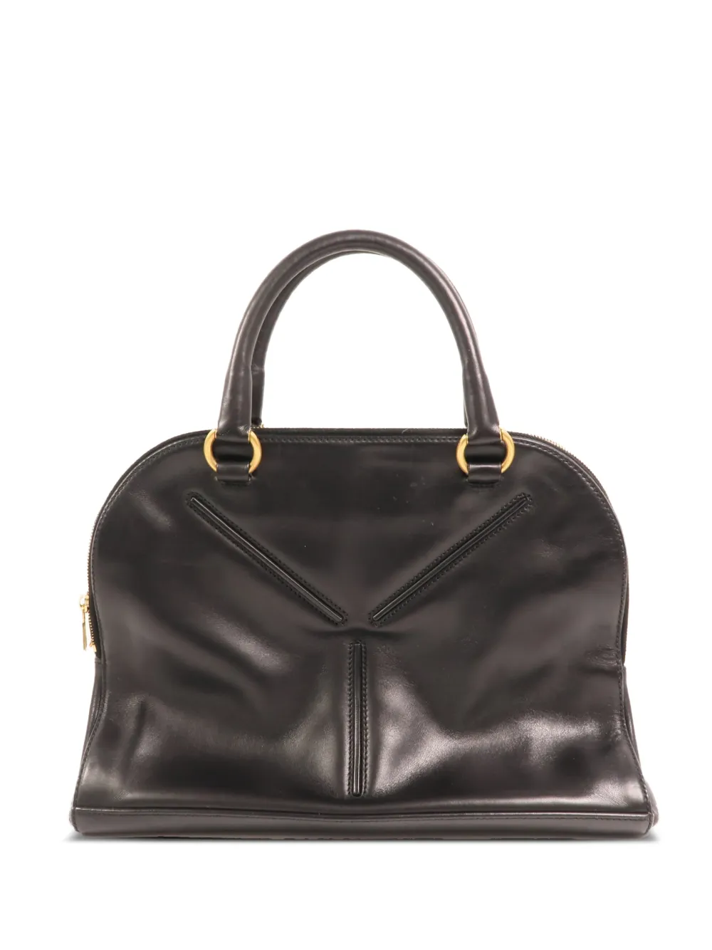 Saint Laurent Pre-Owned Rive Gauche 32 leather tote bag - Nero