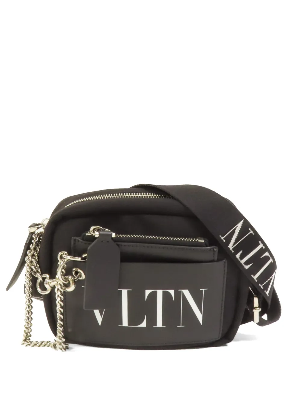 Valentino Garavani Pre-Owned VLTN logo-print shoulder bag - Nero