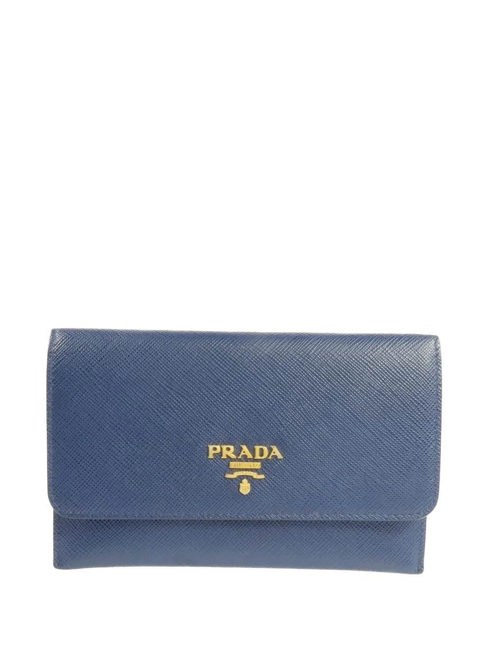 Prada Pre-Owned leather wallet - Blu