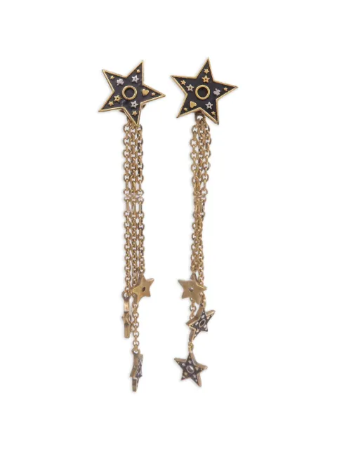 Christian Dior Pre-Owned star drop earrings