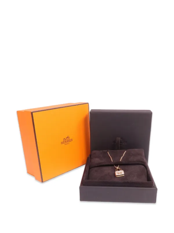 Hermès Pre-Owned アミュレット コンスタンス ダイヤモンド ネックレス