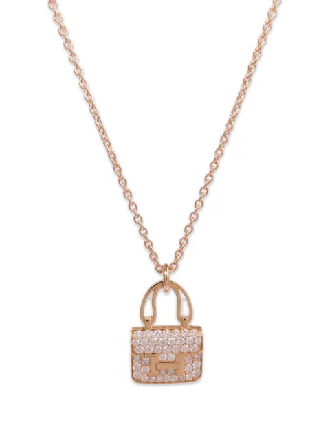 Hermès Pre-Owned Amulettes Constance diamond necklace