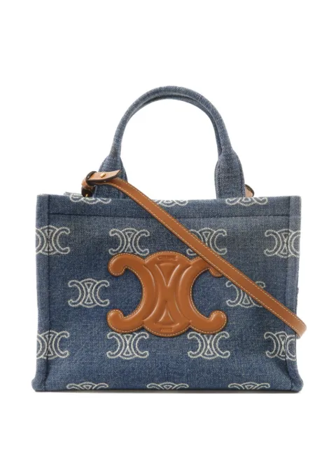 Celine Pre-Owned small Cabas Thais denim tote bag