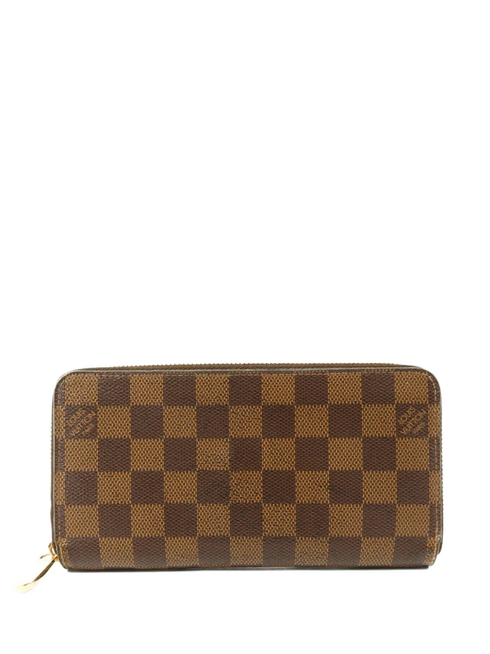 Louis Vuitton Pre-Owned Damier-pattern long wallet - Braun