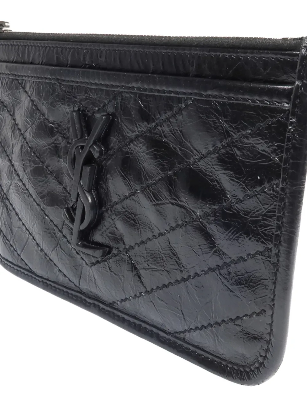 Saint Laurent Pre-Owned ニキ クラッチバッグ | ブラック | FARFETCH JP