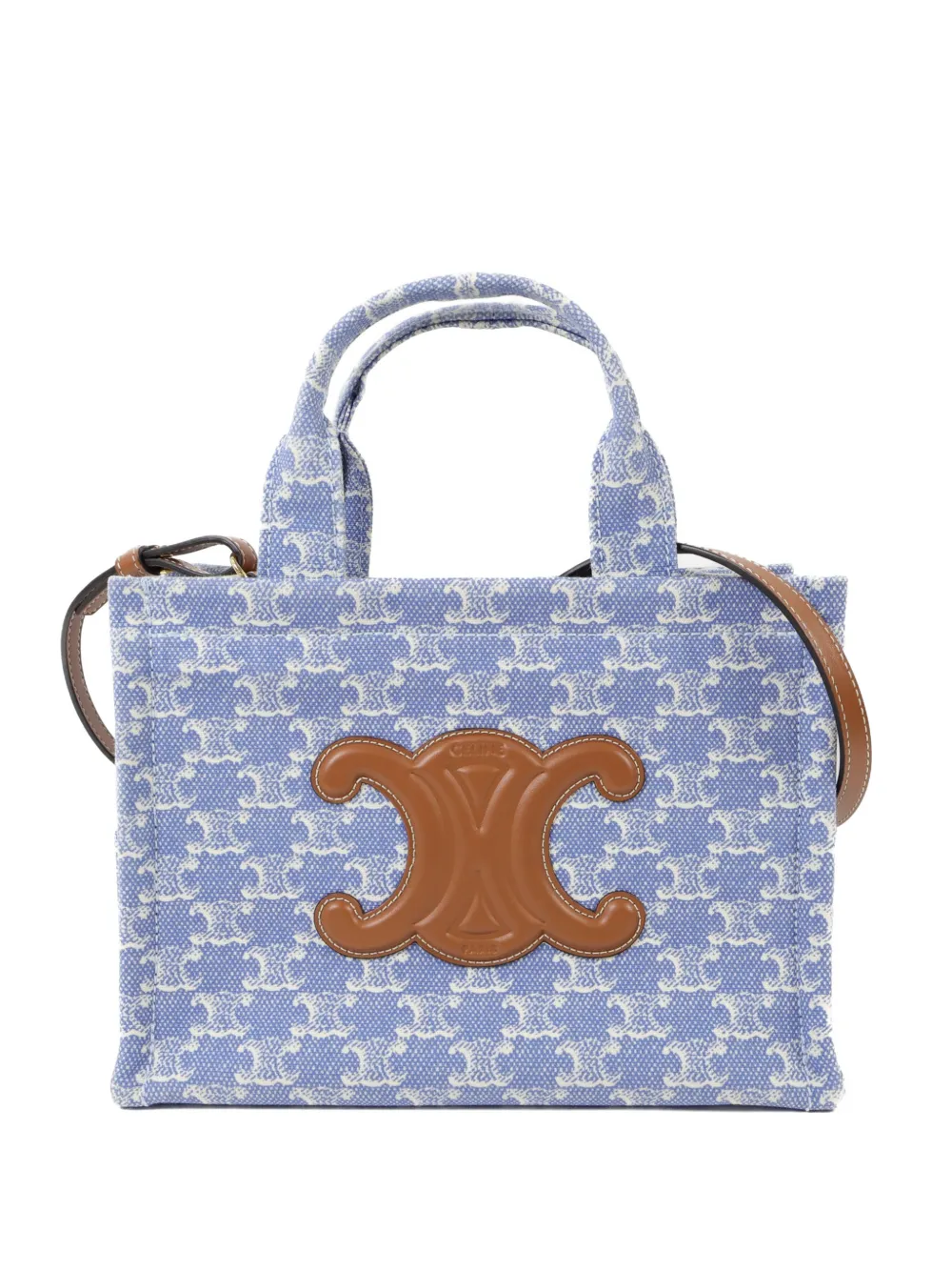 Celine Pre-Owned small Cabas Thais Triomphe shoulder bag - Blu